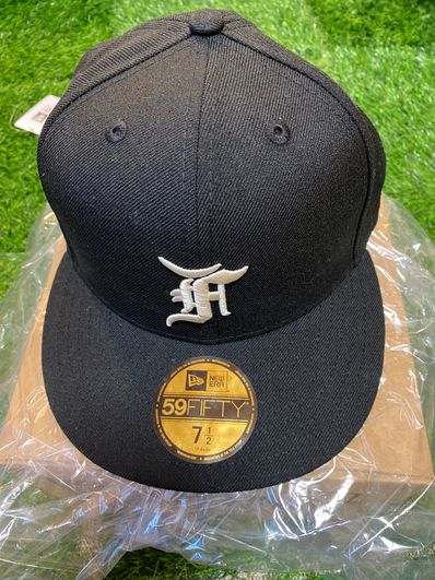 NEW ERA FEAR OF GOD ESSENTIALS 59FIFTY F LOGO Under Visor "Black"