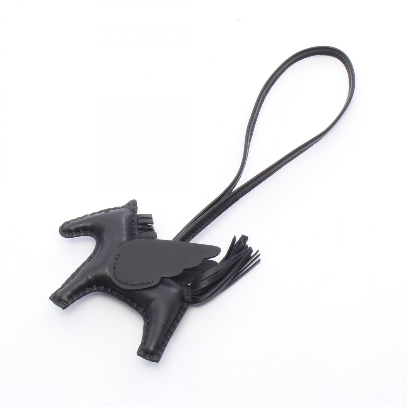 エルメス HERMES ロデオペガサスPM ソーブラック チャーム アクセサリー アニョーミロ / ヴォースイフト アニョーミロ K刻印(2025年製造) レディース ブラック系 【中古】