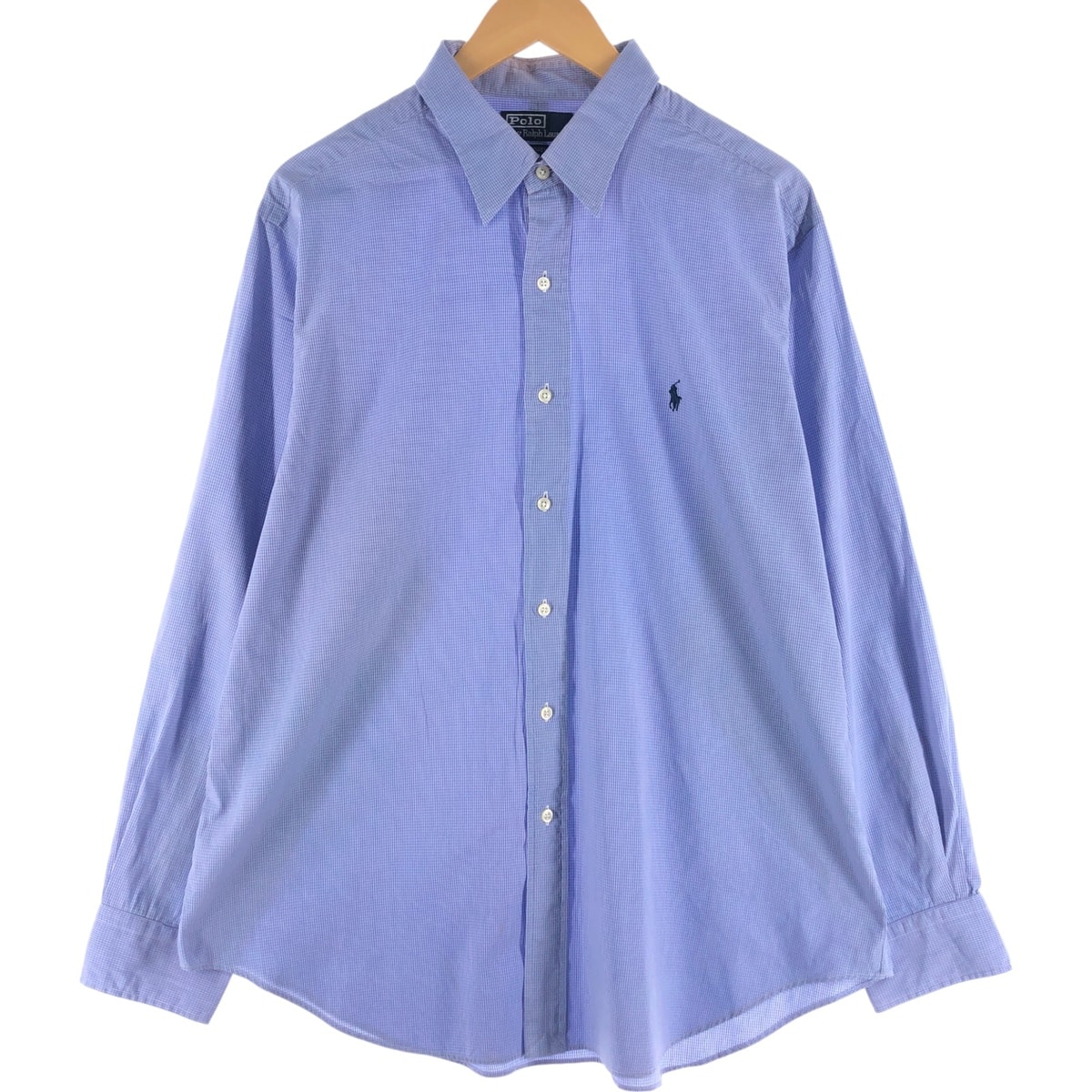 古着 ラルフローレン Ralph Lauren POLO by Ralph Lauren ANDREW 長袖 コットンチェックシャツ メンズXL相当/eaa539269