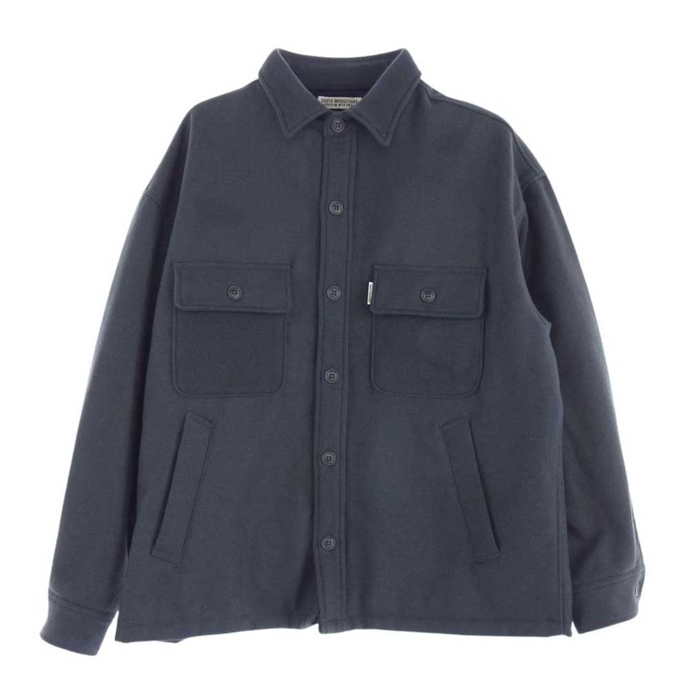 COOTIE クーティー ジャケット 22AW CTE-22A217 CA/W Melton CPO Jacket カシミア混 ウール メルトン ジャケット ダークグレー系 M【新古品】【未使用】【中古】