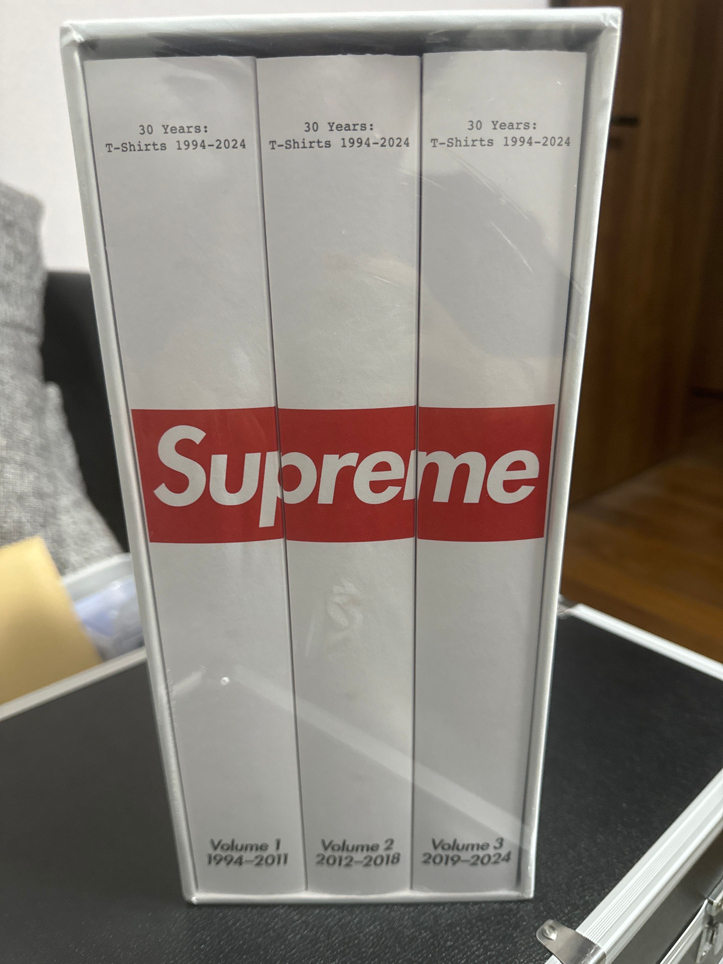 Supreme 30 Years T-Shirts 1994-2024 Book (3-Volumes) "White"