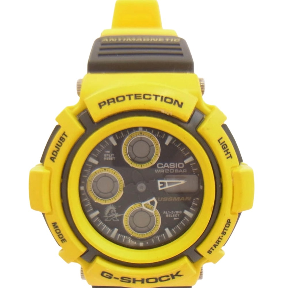 G-SHOCK ジーショック 時計 AW-570Y-9AT GAUSSMAN MEN IN YELLOW ガウスマン メン イン イエロー デジタル 腕時計 イエロー系【中古】
