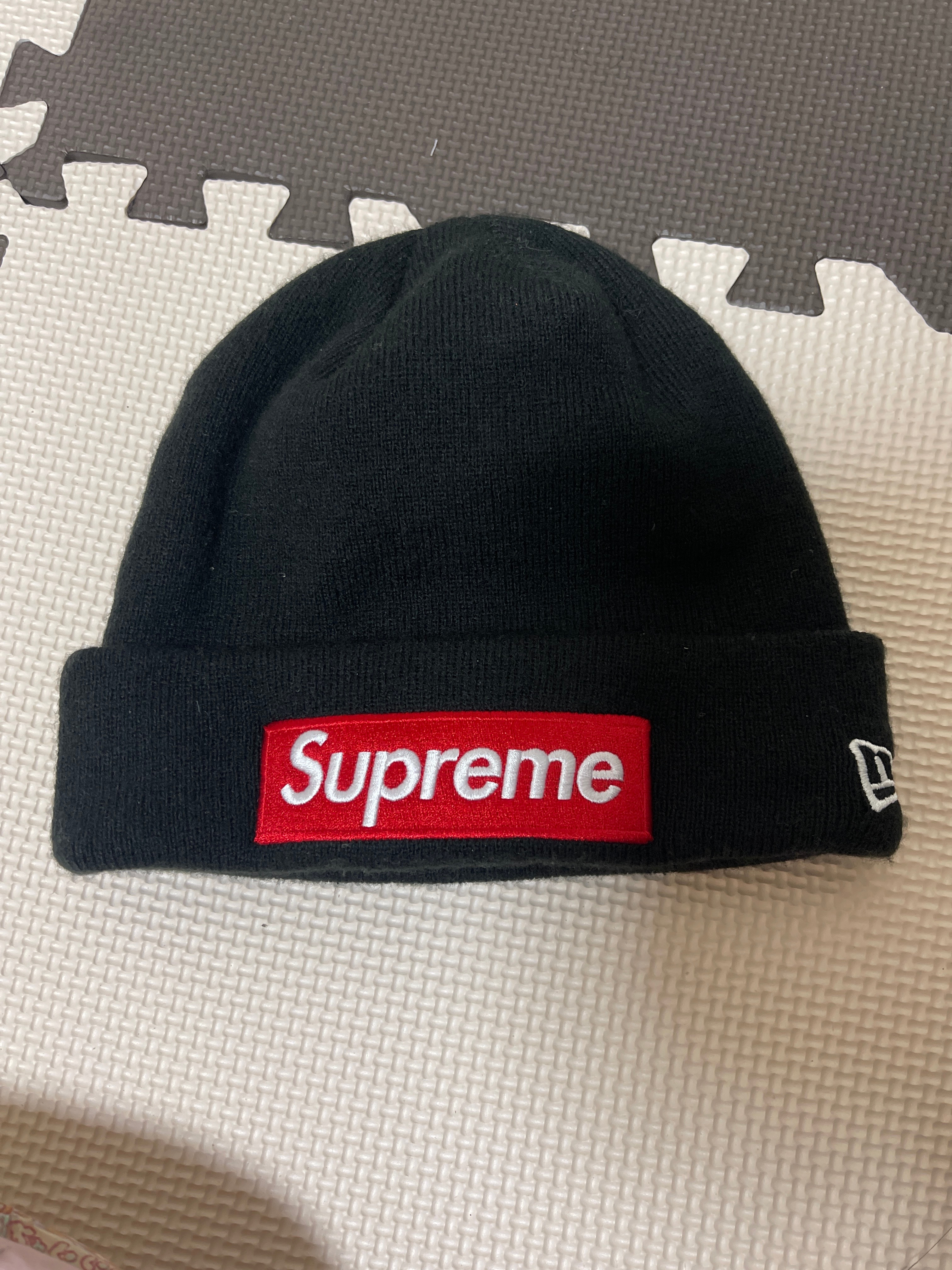 Supreme New Era Box Logo Beanie "Black"