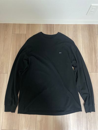 Supreme Small Box L/S Tee "Black"(23FW)