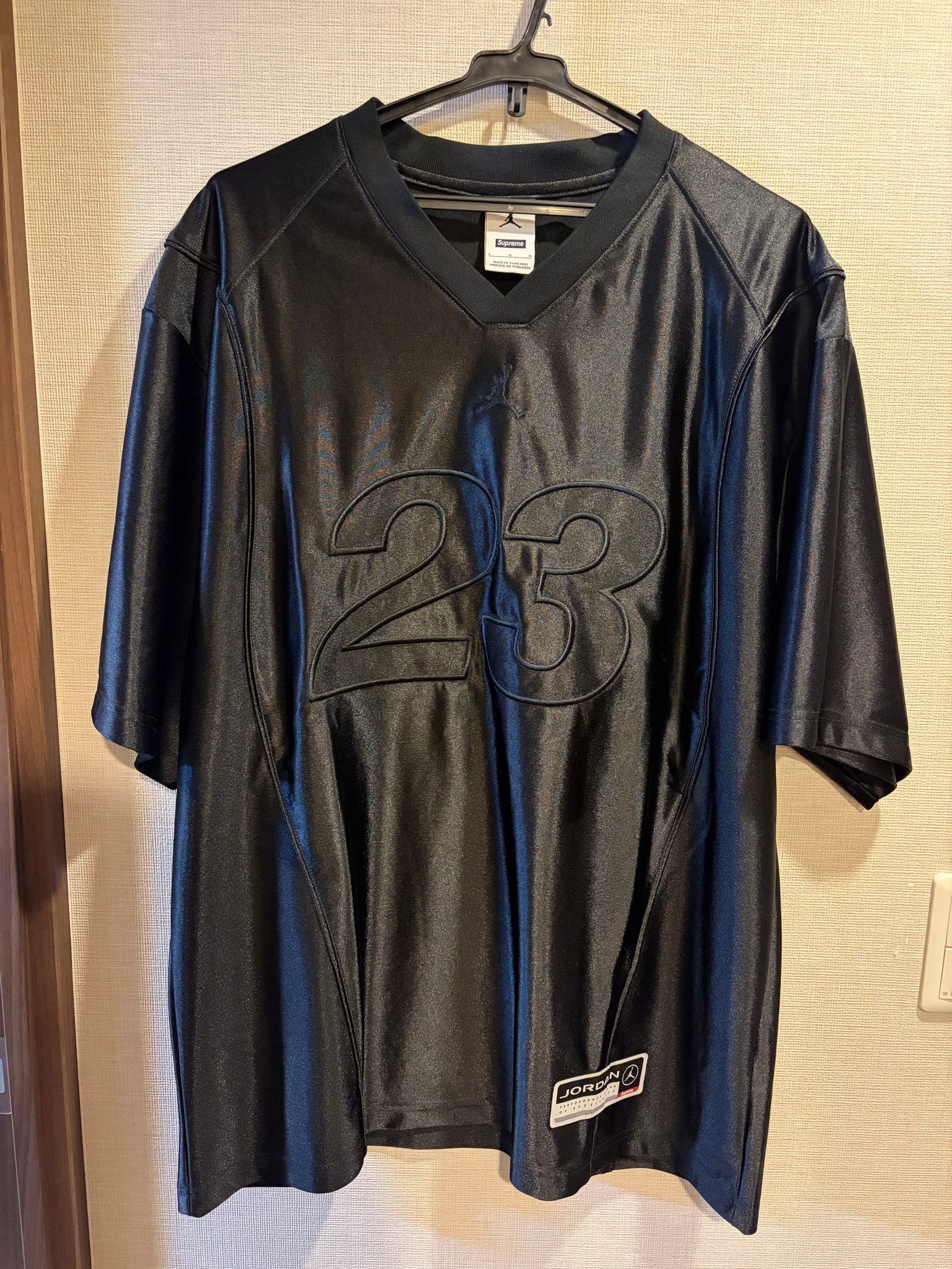 Supreme x Jordan Warm Up Jersey "Black"