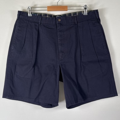 古着 ポロバイラルフローレン Polo by Ralph Lauren USA製 ショートパンツ 半ズボン ゴルフ 短パン ワンポイントロゴ ハーフパンツ 大きいサイズ w40 ネイビー メンズ