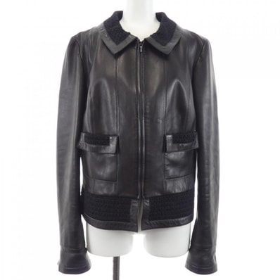 【ヴィンテージ】シャネル CHANEL P23963W03366 04A レザージャケット