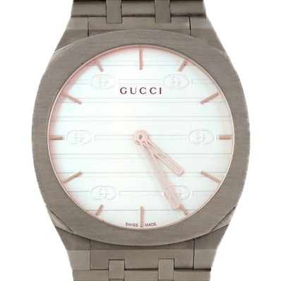 グッチ GUCCI 25H 163.4/YA163409 SS クォーツ