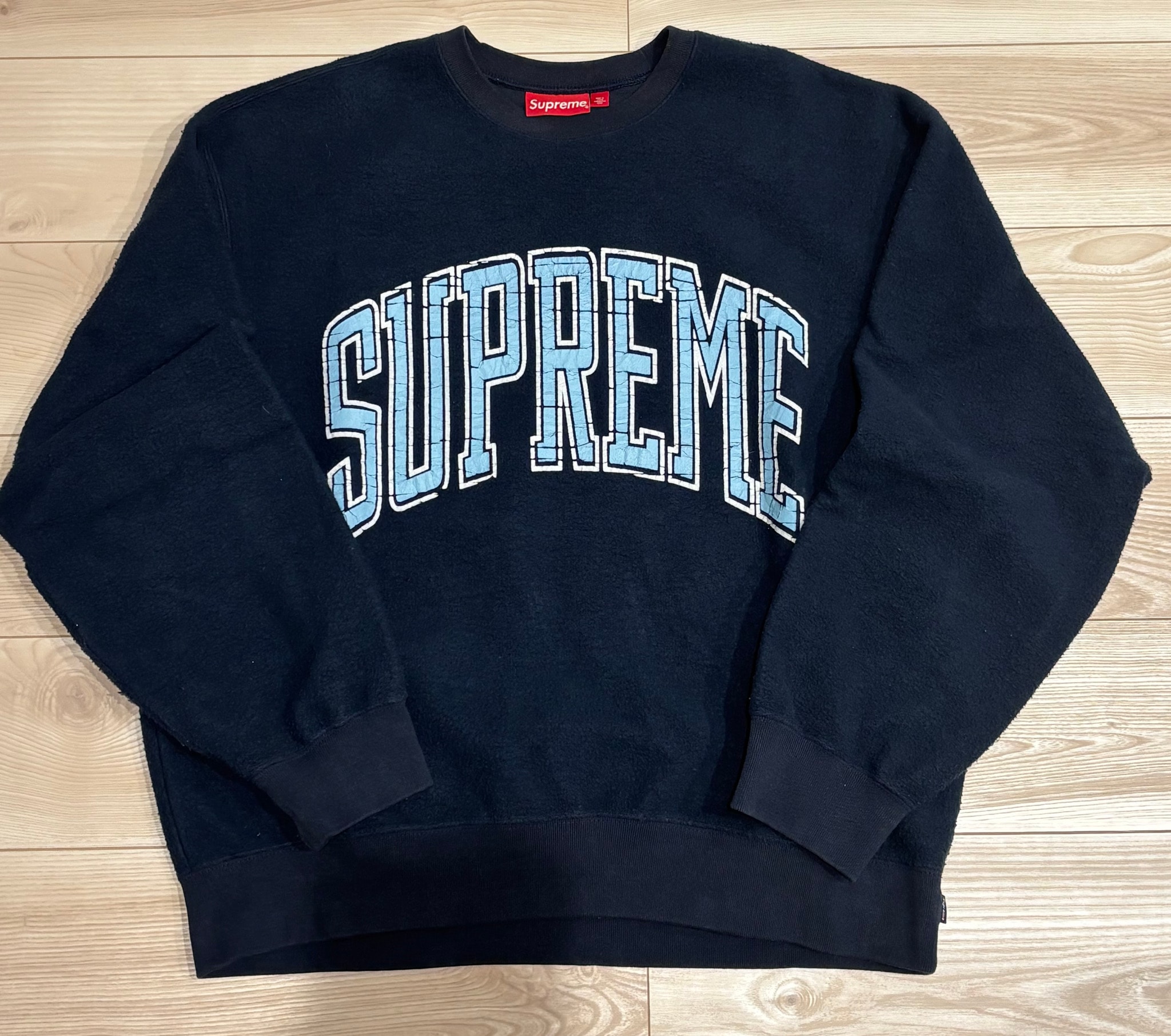 Supreme Inside Out Crewneck "Navy"