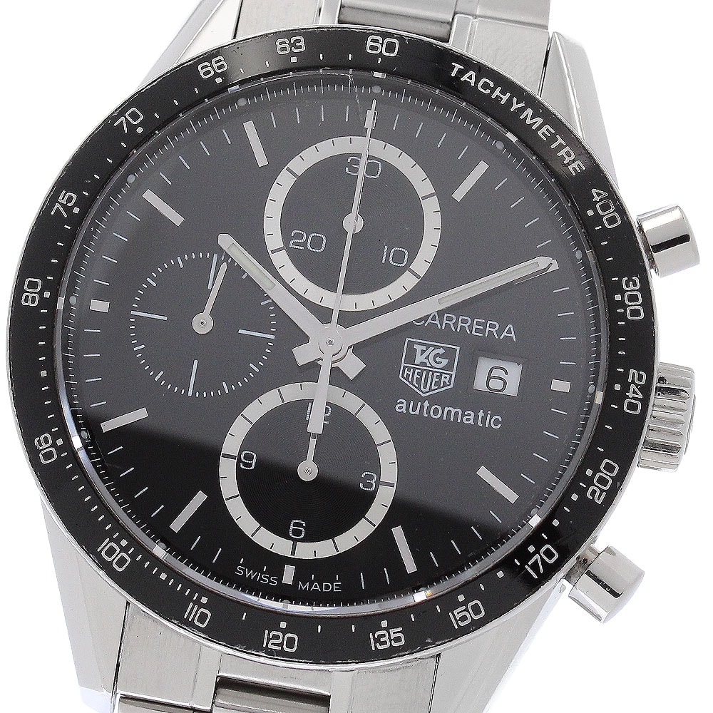 タグホイヤー カレラ クロノグラフ CV2010-2 メンズ 【中古】