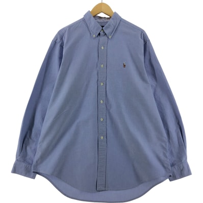 古着 ラルフローレン Ralph Lauren 長袖 ボタンダウンシャツ メンズXL相当/eaa508747