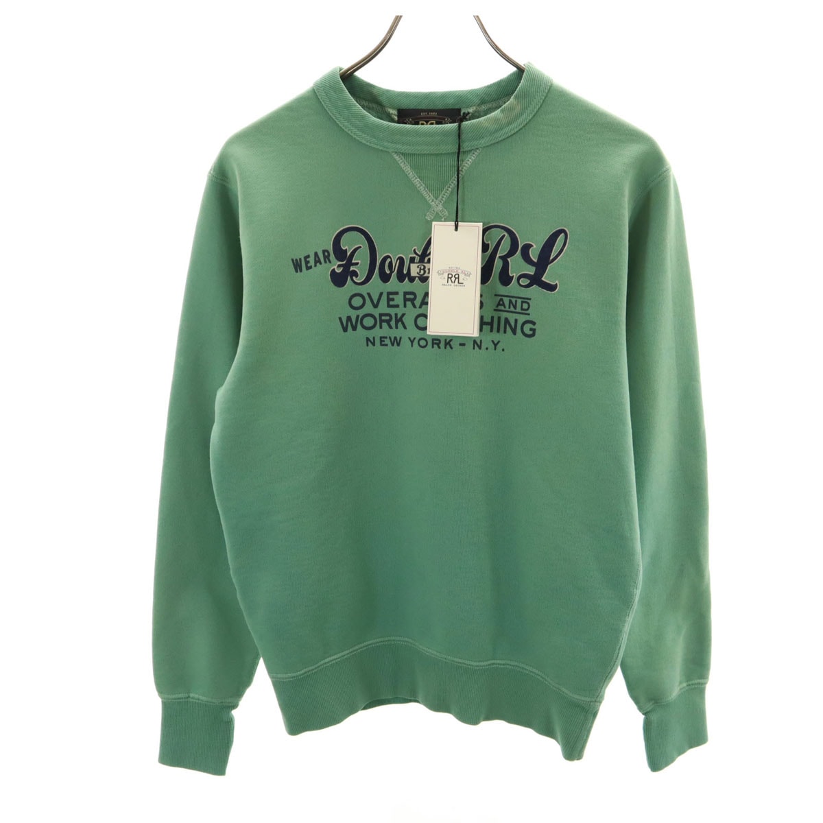 ダブルアールエル RRL 長袖 スウェット トレーナー XS グリーン系