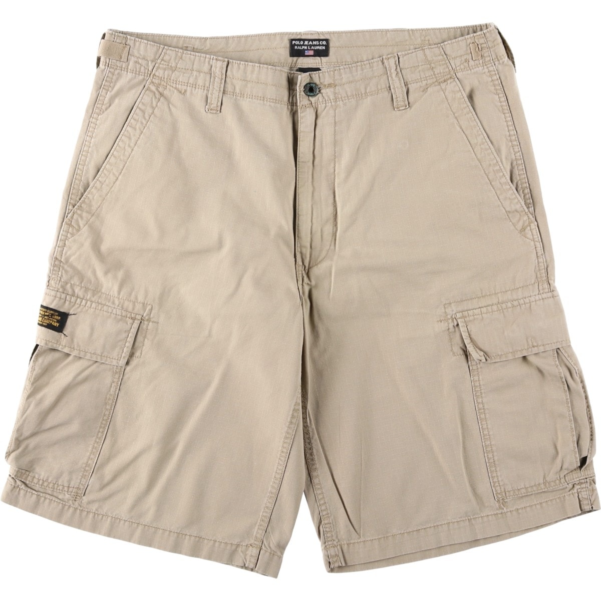 古着 ラルフローレン Ralph Lauren POLO JEANS COMPANY リップストップ ミリタリー カーゴショーツ ハーフパンツ メンズw38相当/eaa657220