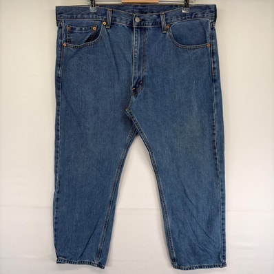 古着 リーバイス Levi's デニム パンツ 505 ストレート ジーンズ ジーパン ジップフライ 大きいサイズ w40 L29 ブルー系 メンズ