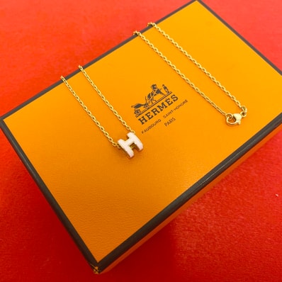 HERMES エルメス ミニ ポップアッシュ GP ネックレス ゴールド
122-8
