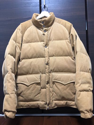 A BATHING APE Leather Classic Down Jacket "Brown"