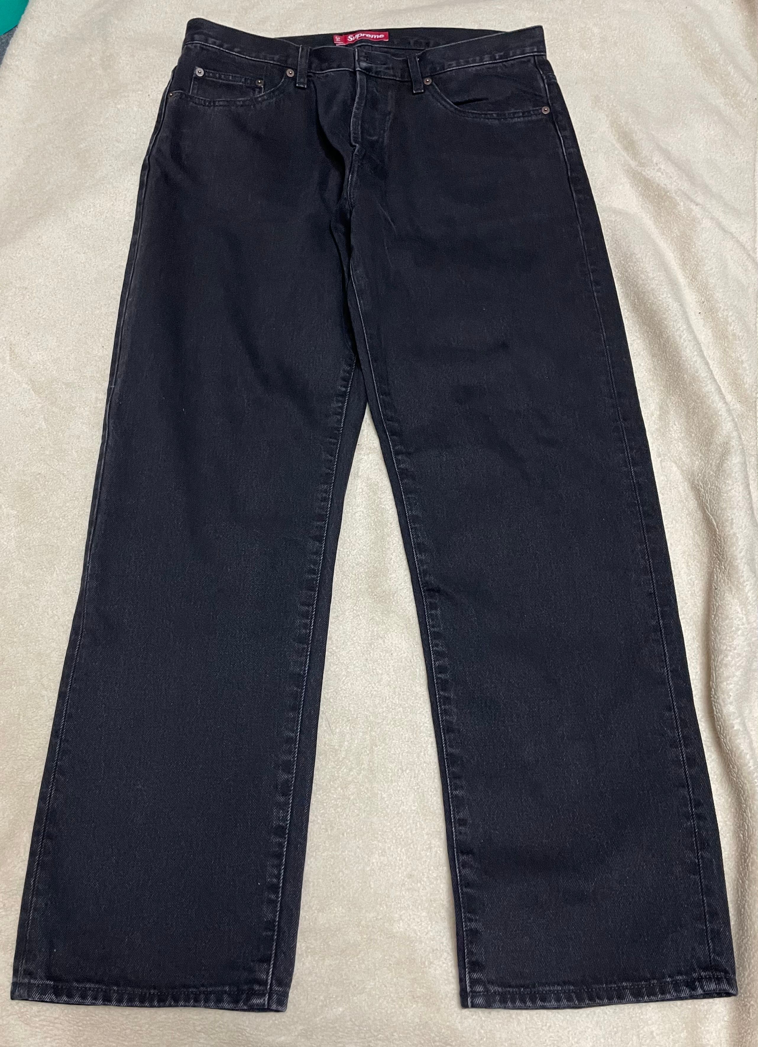 Supreme Regular Jean "Black" (25SS)
