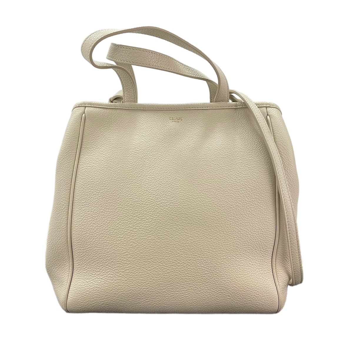 セリーヌ CELINE レザー スモール フォールドカバ 2WAY ハンドバッグ【中古】