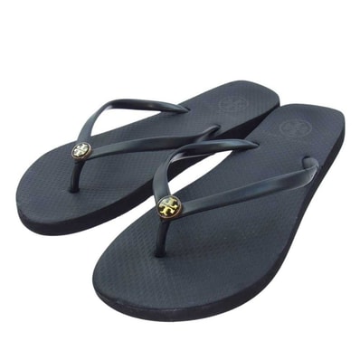Tory Burch トリーバーチ サンダル ビーチサンダル ブラック系【中古】