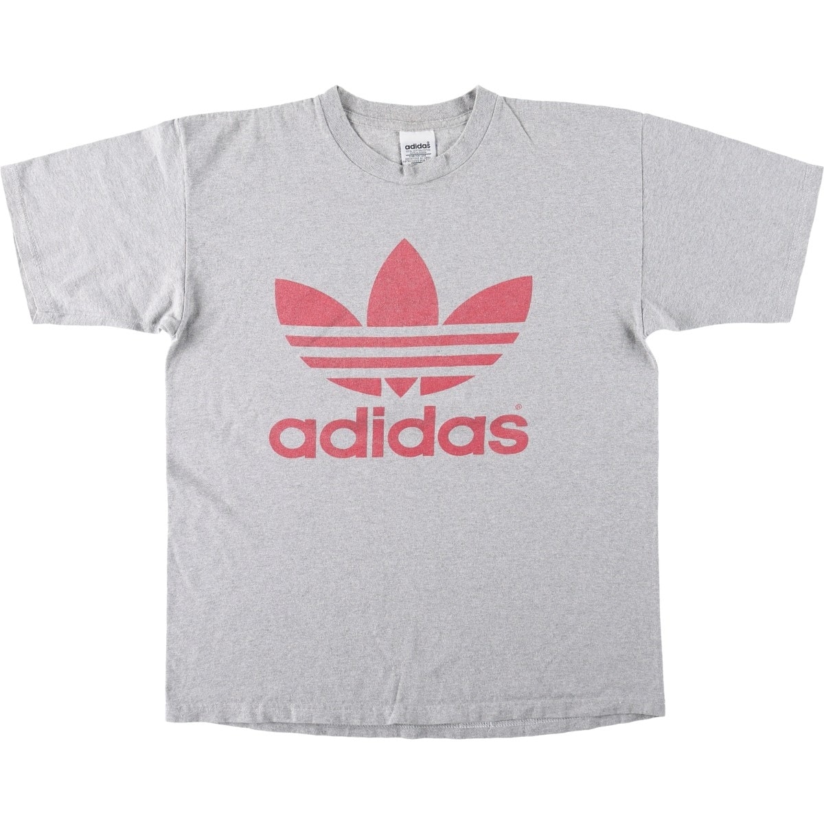 古着 80~90年代 アディダス adidas ロゴプリントTシャツ USA製 メンズM相当 ヴィンテージ/eaa664422
