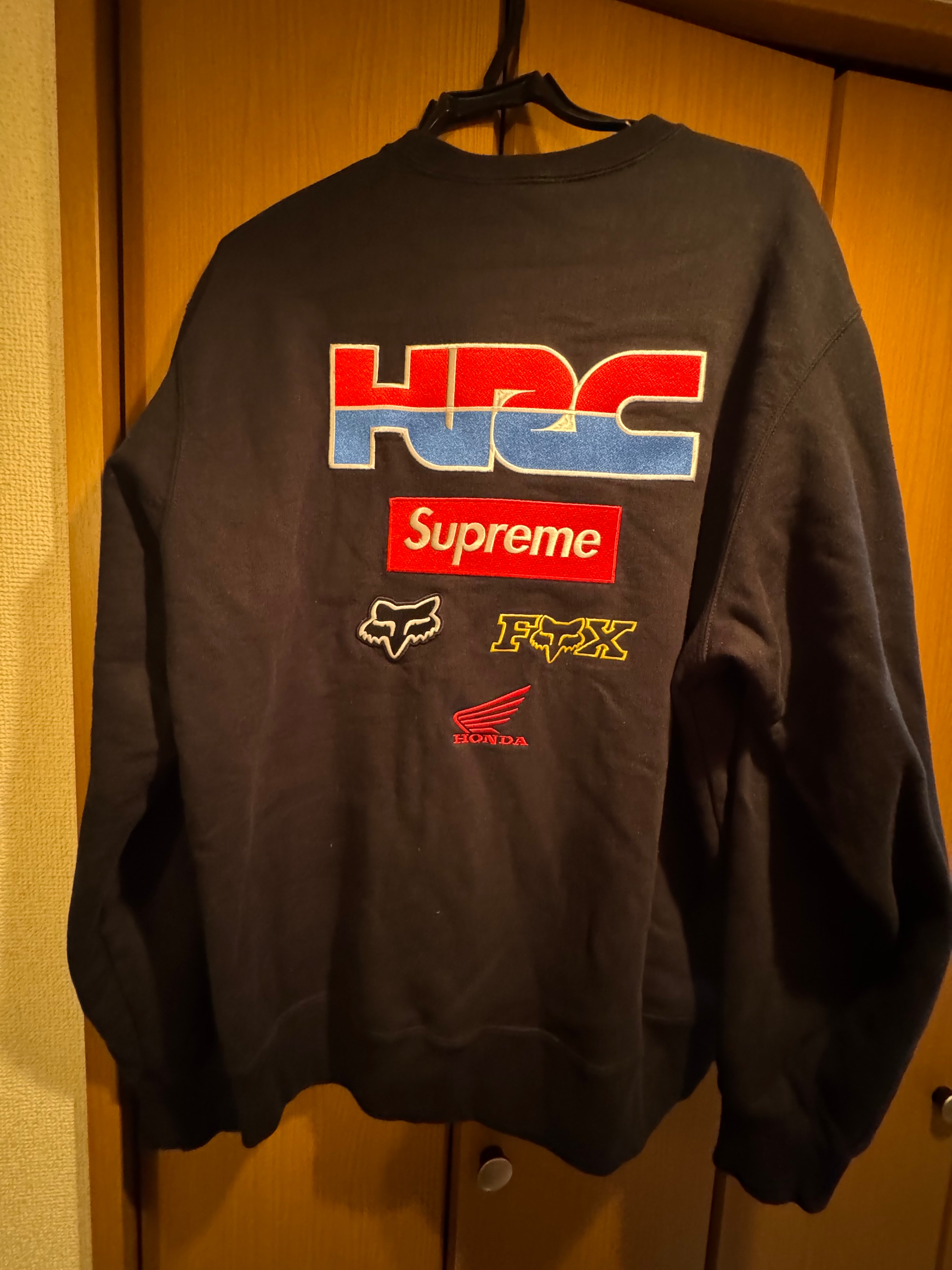 Supreme / Honda / Fox Racing Crewneck 