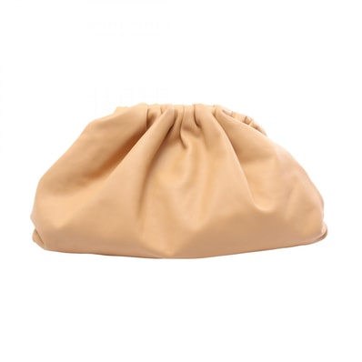 ボッテガヴェネタ BOTTEGA VENETA ザ ポーチ セカンドバッグ クラッチバッグ バッグ レザー レディース ベージュ系 【中古】