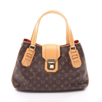 ルイ・ヴィトン LOUIS VUITTON グリート ハンドバッグ バッグ PVCコーティングキャンバス レザー モノグラム レディース ブラウン系 M55210 【中古】