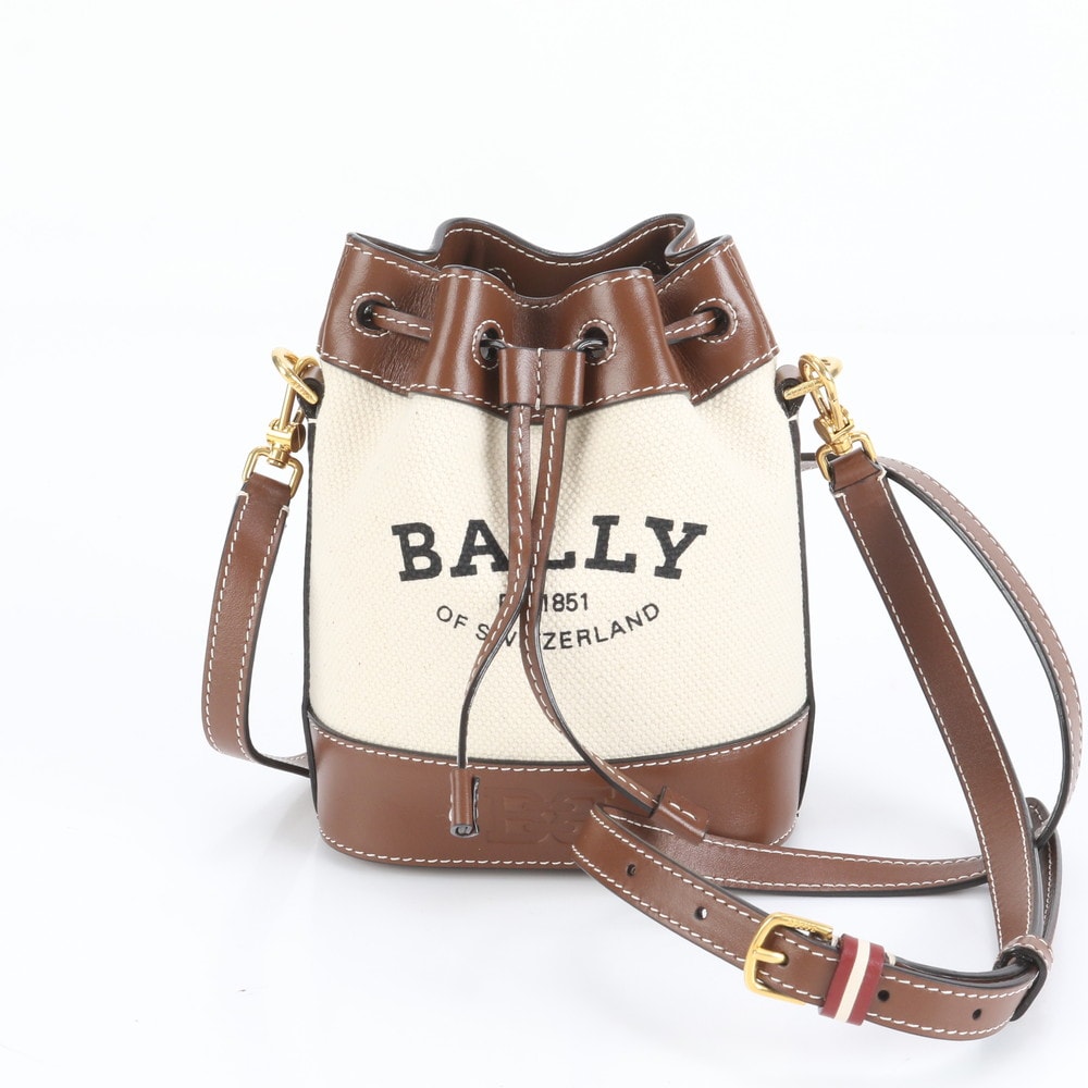 ■未使用 バリー クレオショルダーバッグ レザー×キャンバス