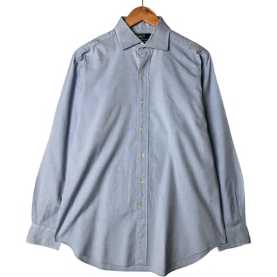 古着 ラルフローレン Ralph Lauren POLO by Ralph Lauren REGENT ワイドカラー 長袖 コットンシャツ メンズL相当/eaa578035