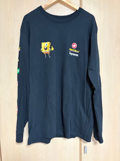 Supreme x SpongeBob Castelli Racing L/S Tee "Black"