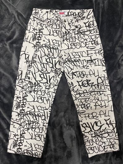 Supreme / Comme des Garçons SHIRT® Canvas Painter Pant "White"