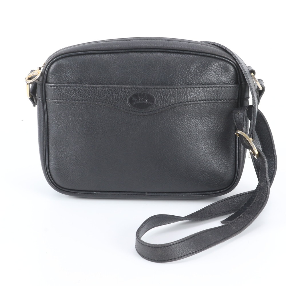 ■美品 ロンシャン ショルダーバッグ レザー