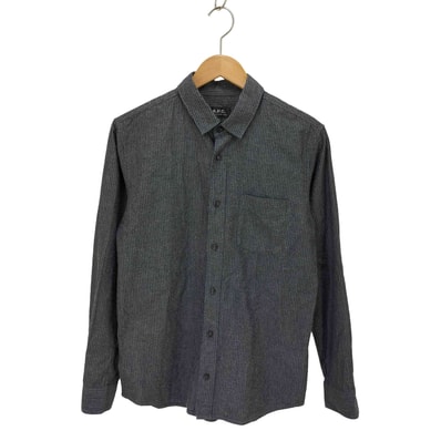 シアサッカー ストライプ 長袖 シャツ【1142422131562】