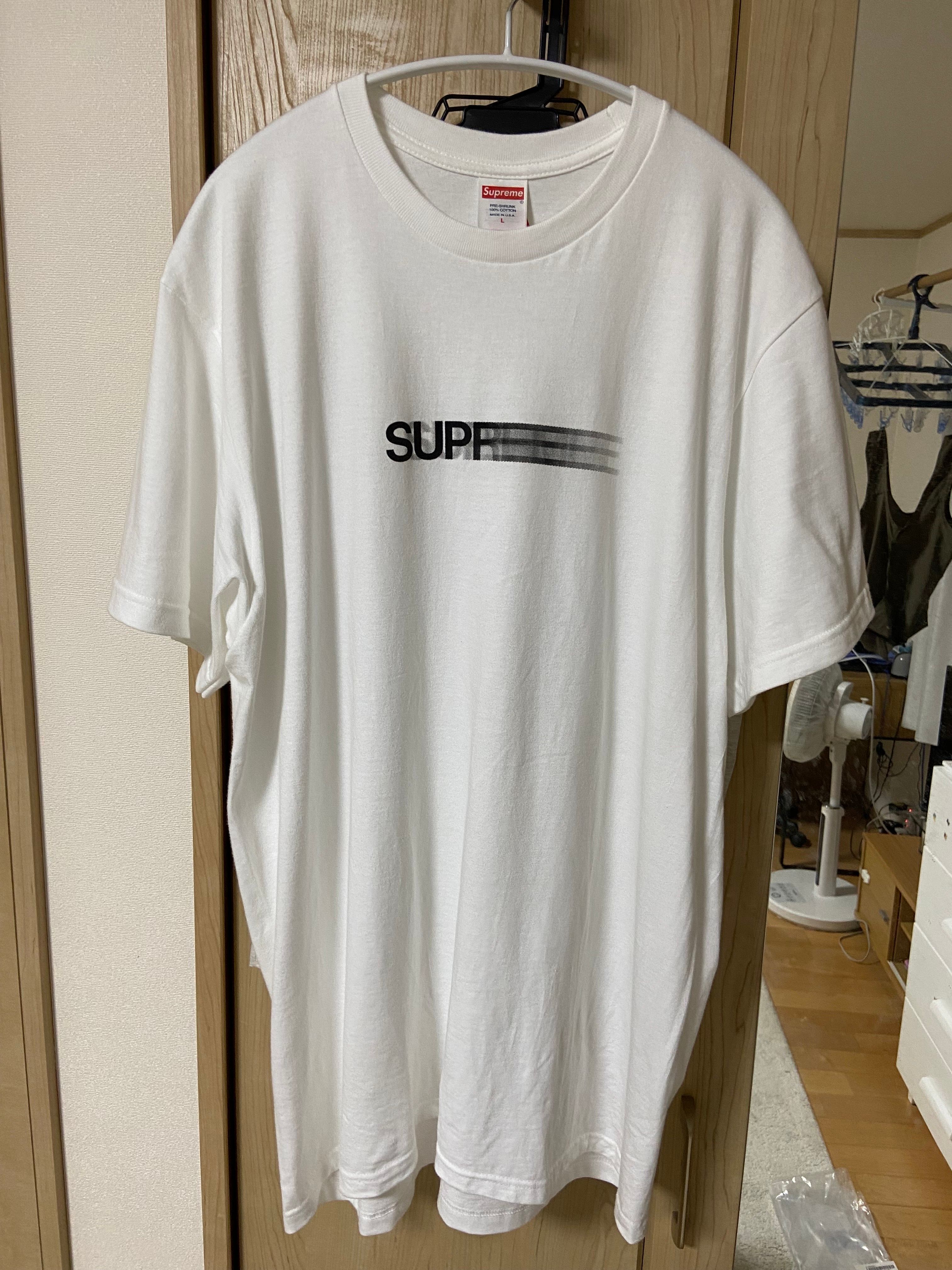 Supreme Motion Logo Tee "White" (23SS)
