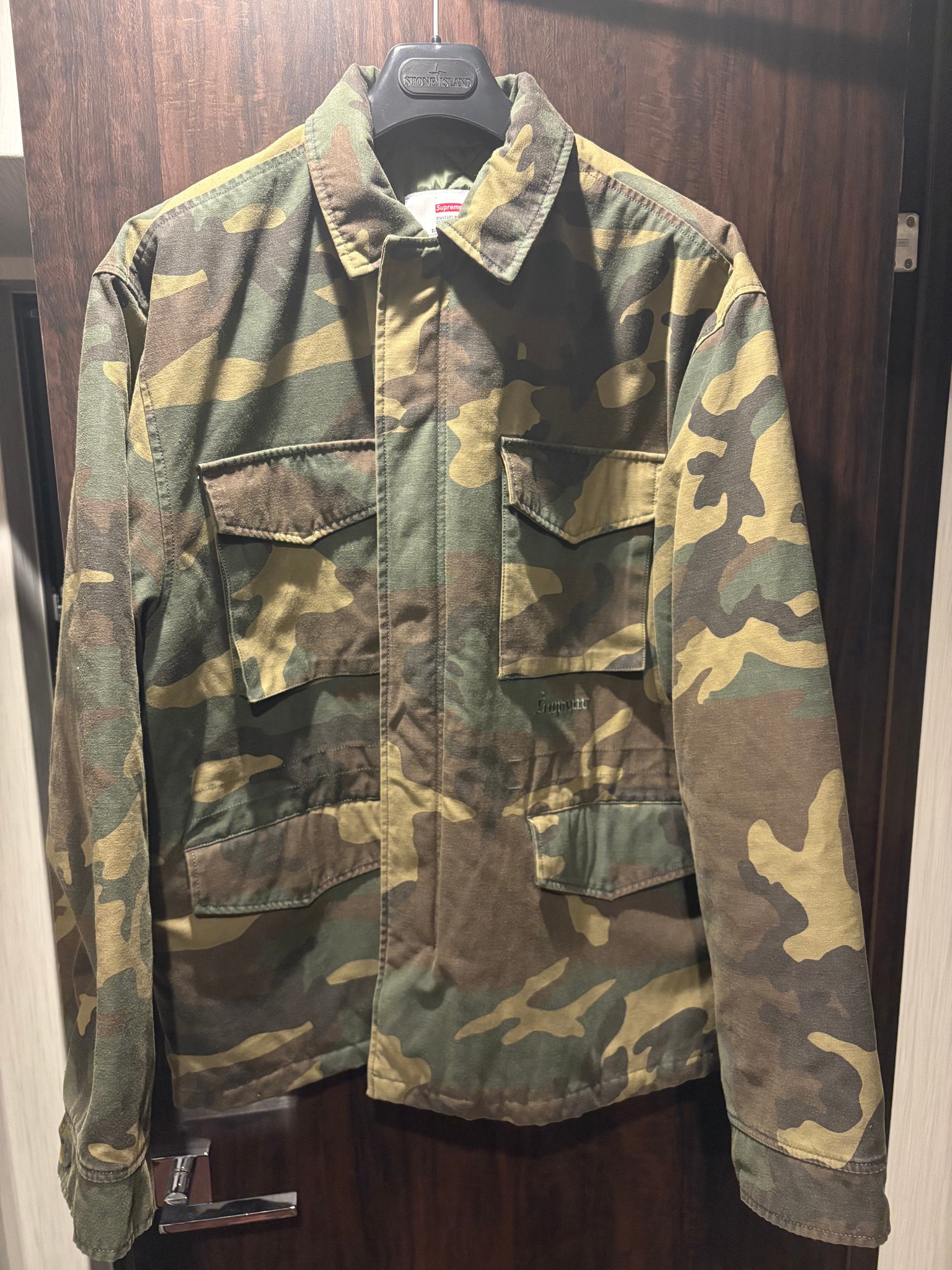 Supreme AOI Cross M52 Jacket "Woodland Camo"