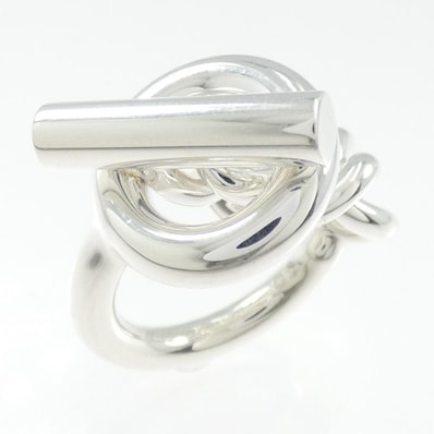 Hermes Croisette Ring GM Large Model "Silver"