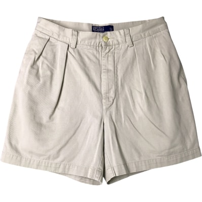 古着 ラルフローレン Ralph Lauren POLO by Ralph Lauren ANDREW SHORT ツータック チノショーツ ショートパンツ レディースXL(w31)相当/eaa579329