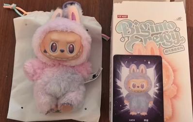 POP MART THE MONSTERS (LABUBU) Big into Energy Series Plush Pendant LUCK