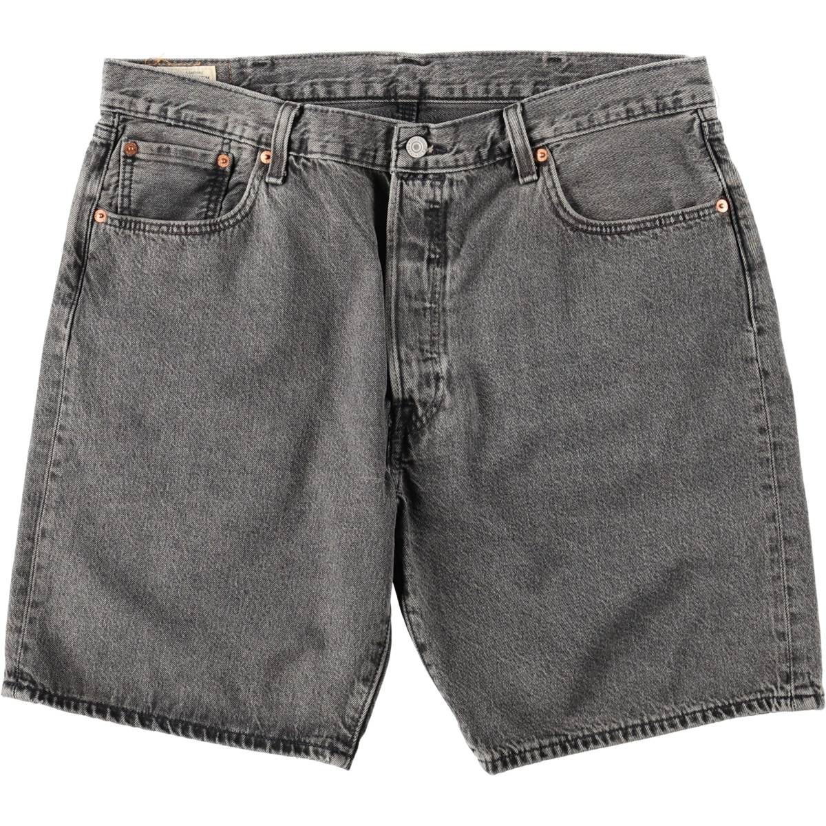 古着 リーバイス Levi's 501 LEVIS PREMIUM ビッグE BIG E ブラックデニムショーツ ショートパンツ メンズw37相当/eaa668467