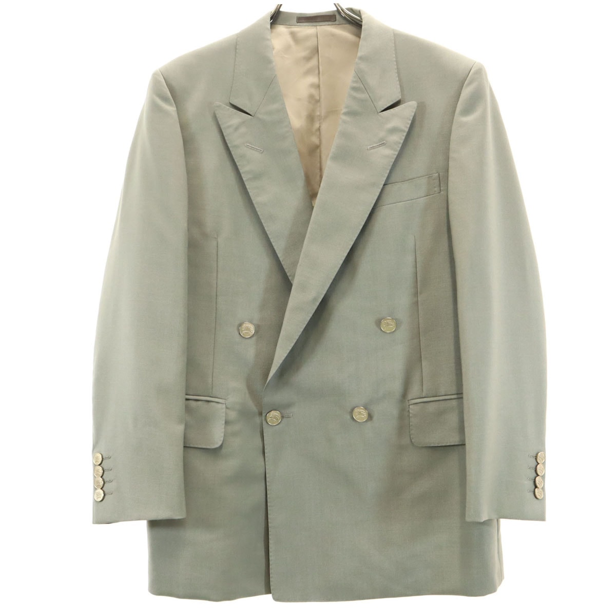 Burberrys バーバリーズ 90s オールド ダブル テーラードジャケット A4 グレー系