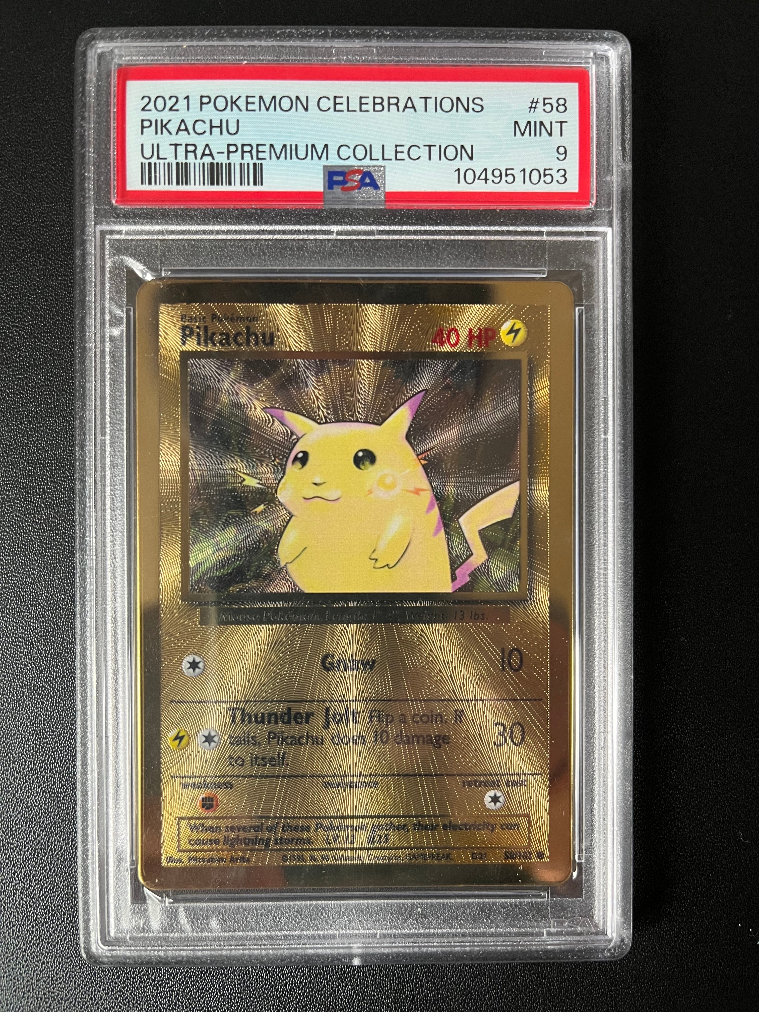 ピカチュウ PSA ポケモンカード プロモカード 公式 メタルカード 英語版）ポケモンカード ピカチュウ メタルカード 25周年記念｜Yahoo