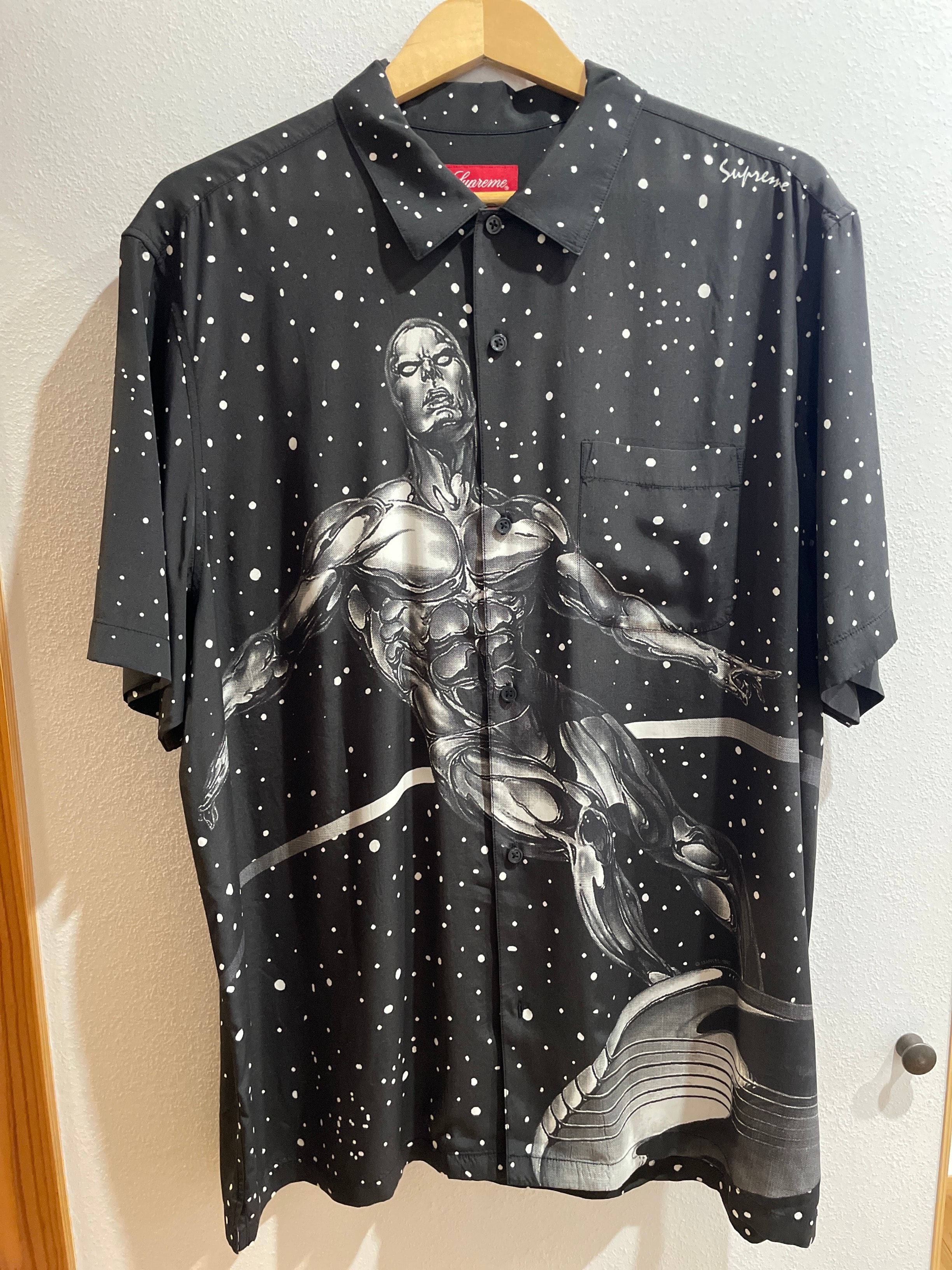 Supreme Silver Surfer S/S Shirt "Black"