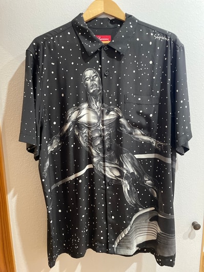Supreme Silver Surfer S/S Shirt "Black"