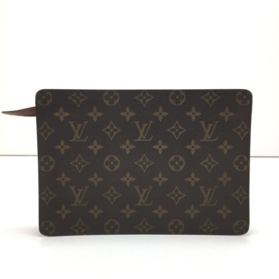 LOUIS VUITTON ルイヴィトン セカンドバッグ モノグラム・エクリプス ポシェットオム 外ポケットベタ有 M51795 ブラウン