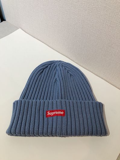 Supreme SS22 Overdyed Beanie "Slate"(22SS)