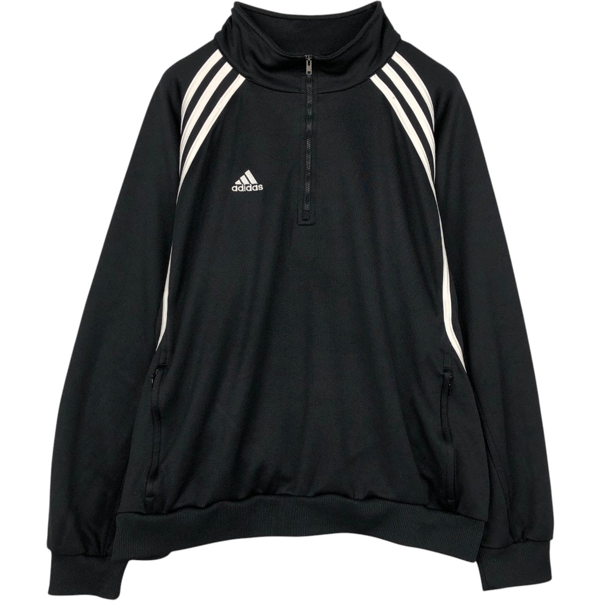 古着 90~00年代 アディダス adidas ハーフジップ ジャージプルオーバー メンズXL相当/eaa678112