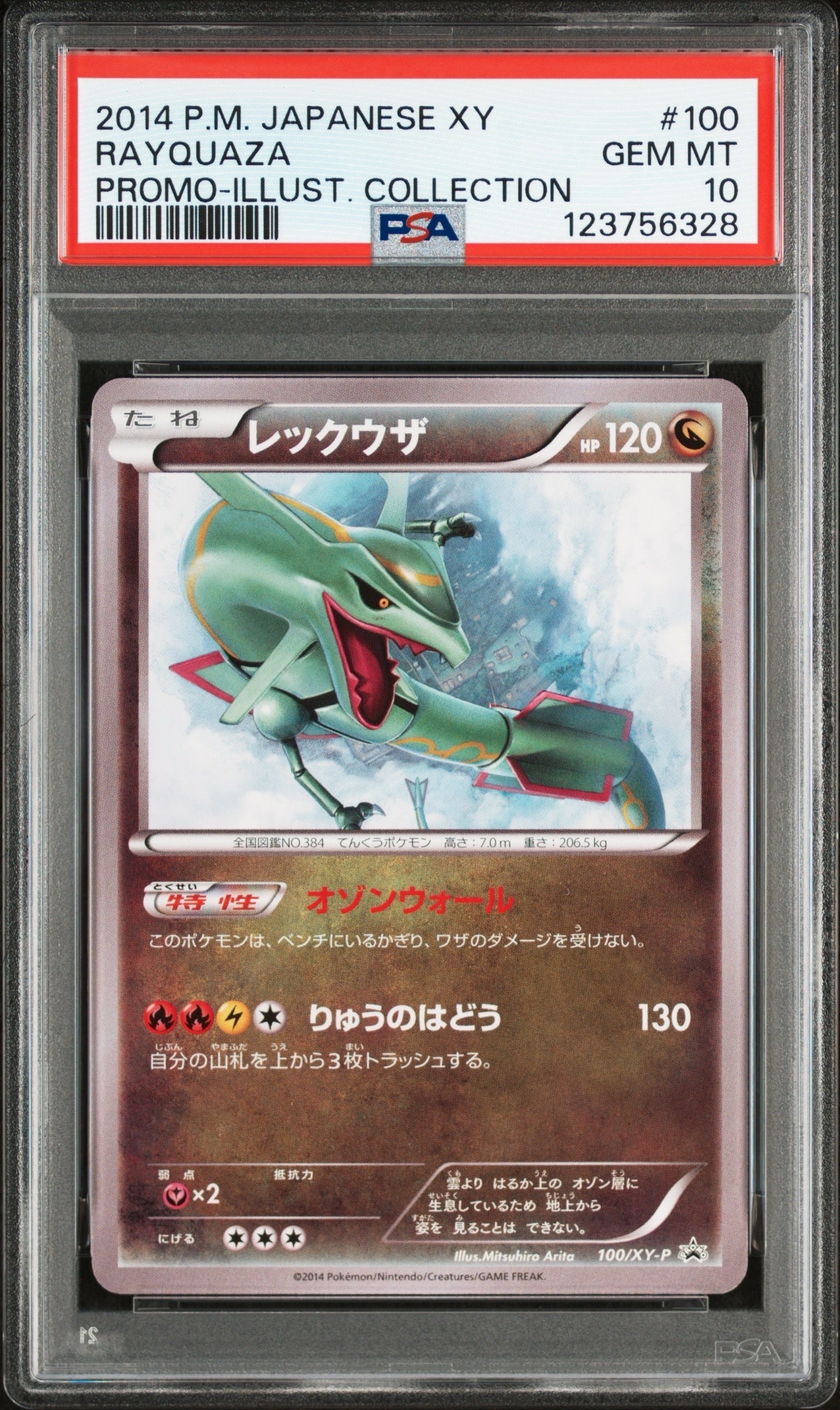 レックウザ イラストコレクション: プロモ[XY-P 100/XY-P](プロモーションカード「XY-P」)