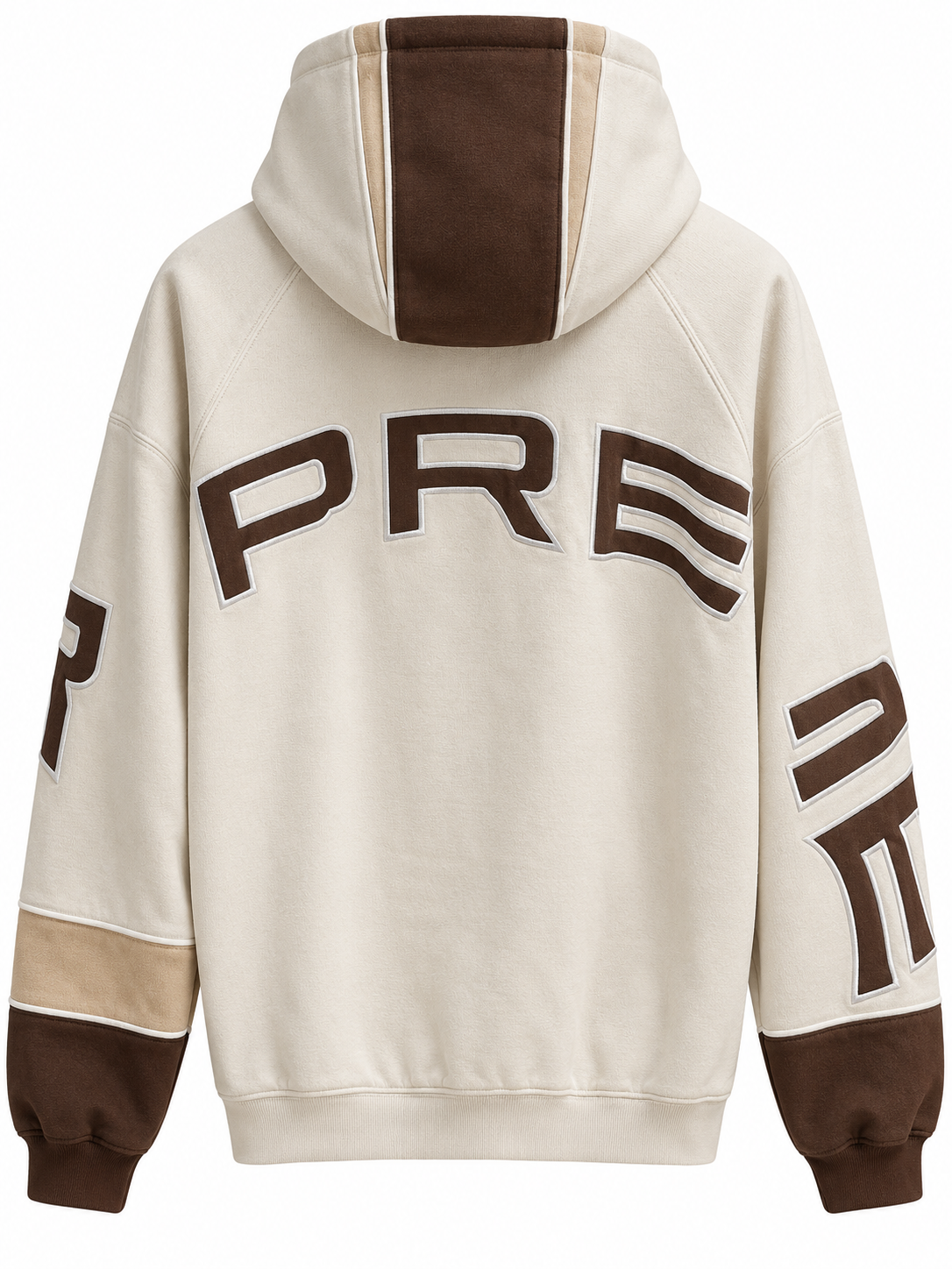Supreme Paneled Hooded Sweatshirt "Natural"
