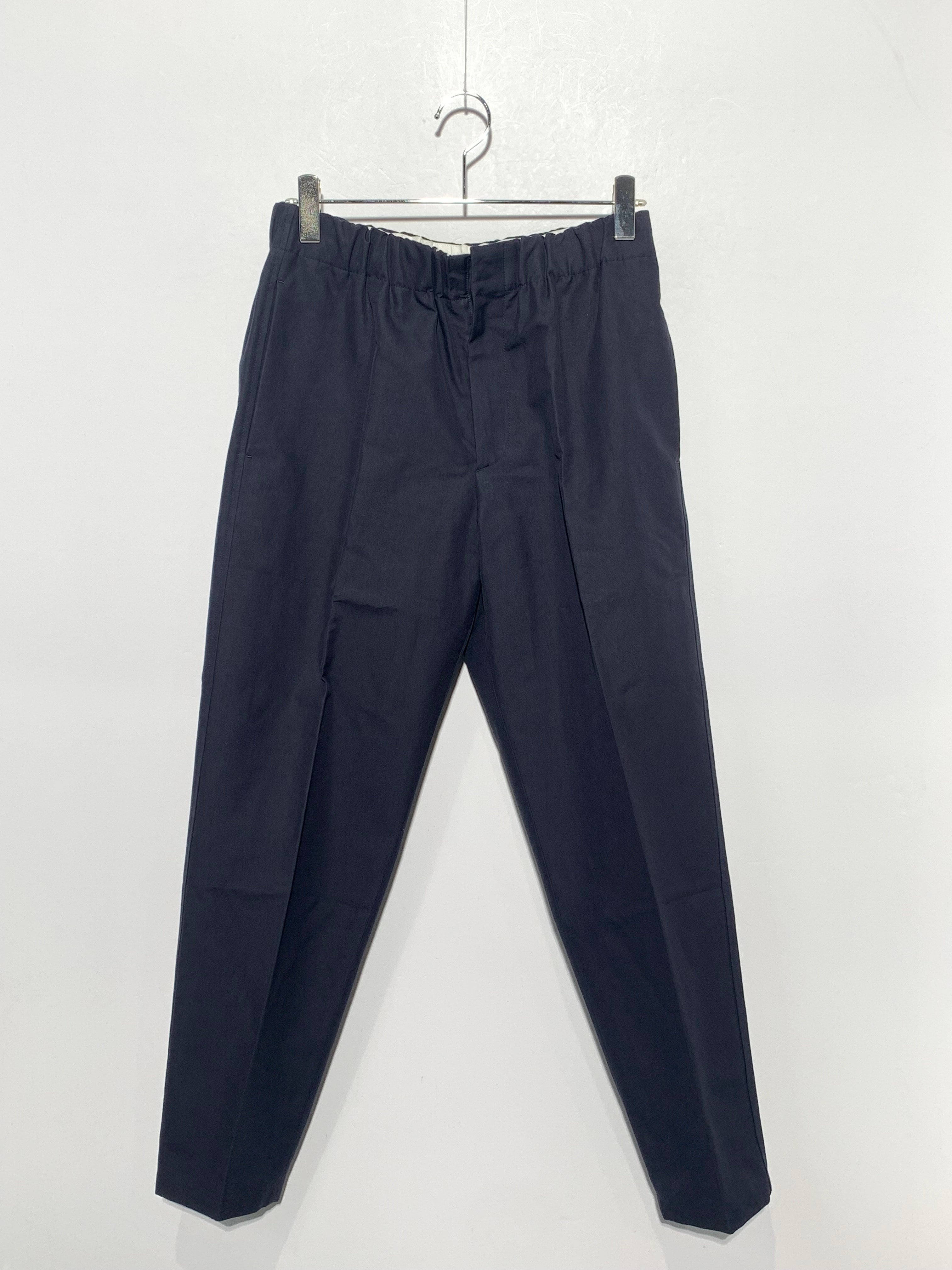 Jil Sander Men's Lightweight Cotton Tapered Trousers "Navy"