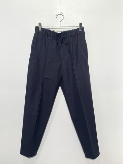 Jil Sander Men's Lightweight Cotton Tapered Trousers "Navy"